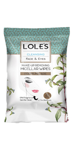 Makeup removing wipes
