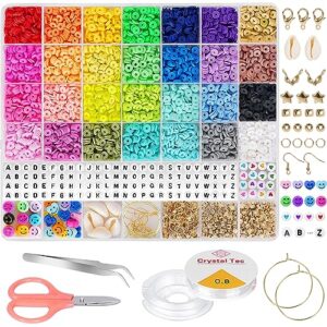 Moyofree 6380Pcs Clay Beads Kit
