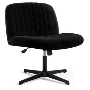 IWMH Armless Office Chair Desk Chair No Wheels