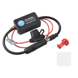 Pumwoy Car Antenna Signal Amplifier Booster 12 V