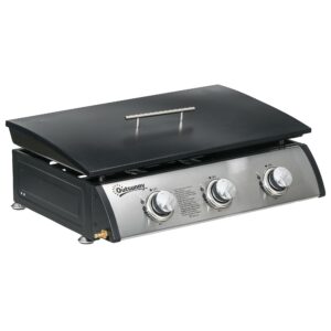 Outsunny Gas Plancha Grill with 3 Stainless Steel Burner