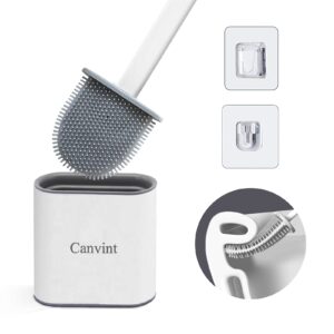 Silicone Toilet Brush and Holder Set