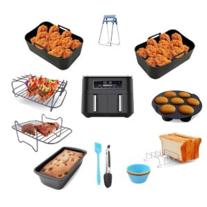 Air Fryer Accessories for Ninja Foodi Dual AF400UK 9.5L