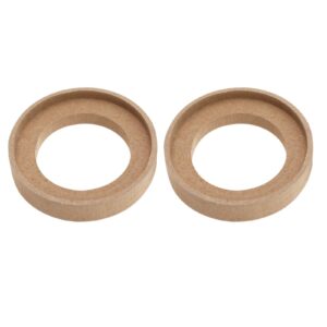 LT Easiyl 2PCS 2.5 Inch Car Speaker Spacer Ring Car Speaker Wood Gasket Ring Car Mounting Spacer Ring Speaker Wooden Spacer Ring for Boats Cars Trucks RV Speakers