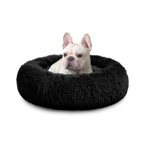 Mirkoo Dog Beds Calming Donut Pet Bed Washable Anti Anxiety Faux Fur Pet Bed