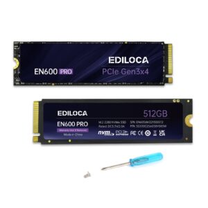Ediloca EN600 PRO 512GB SSD PCle 3.0x4