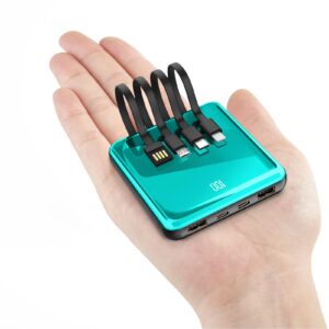 Power Bank with Built in Cables