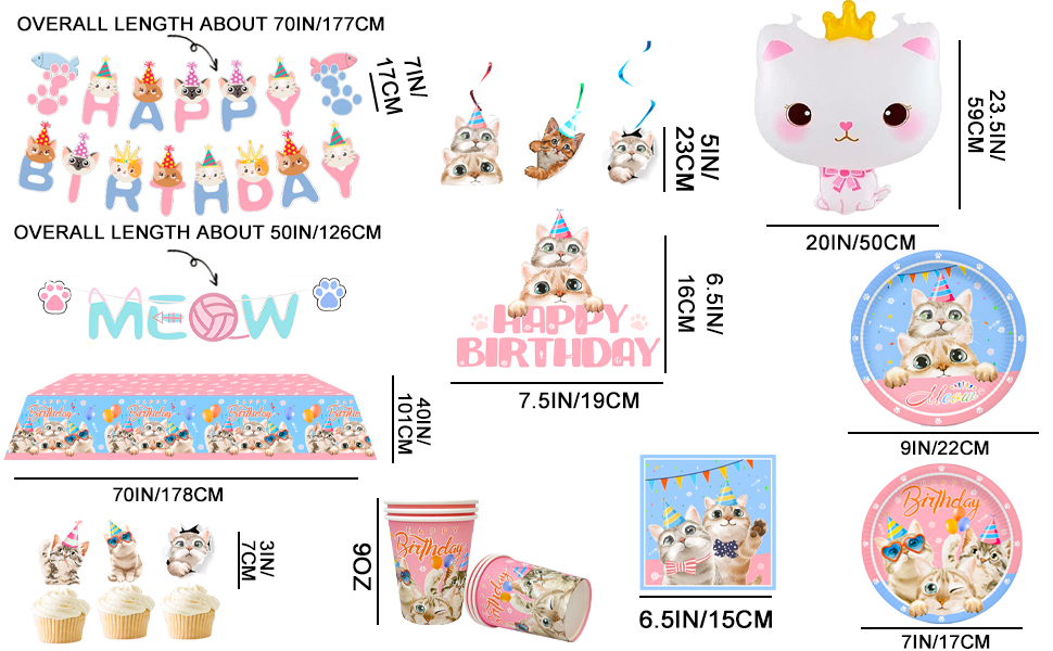 kitten party supplies