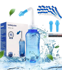 Neti Pot with 45 Packets Nasal wash salt