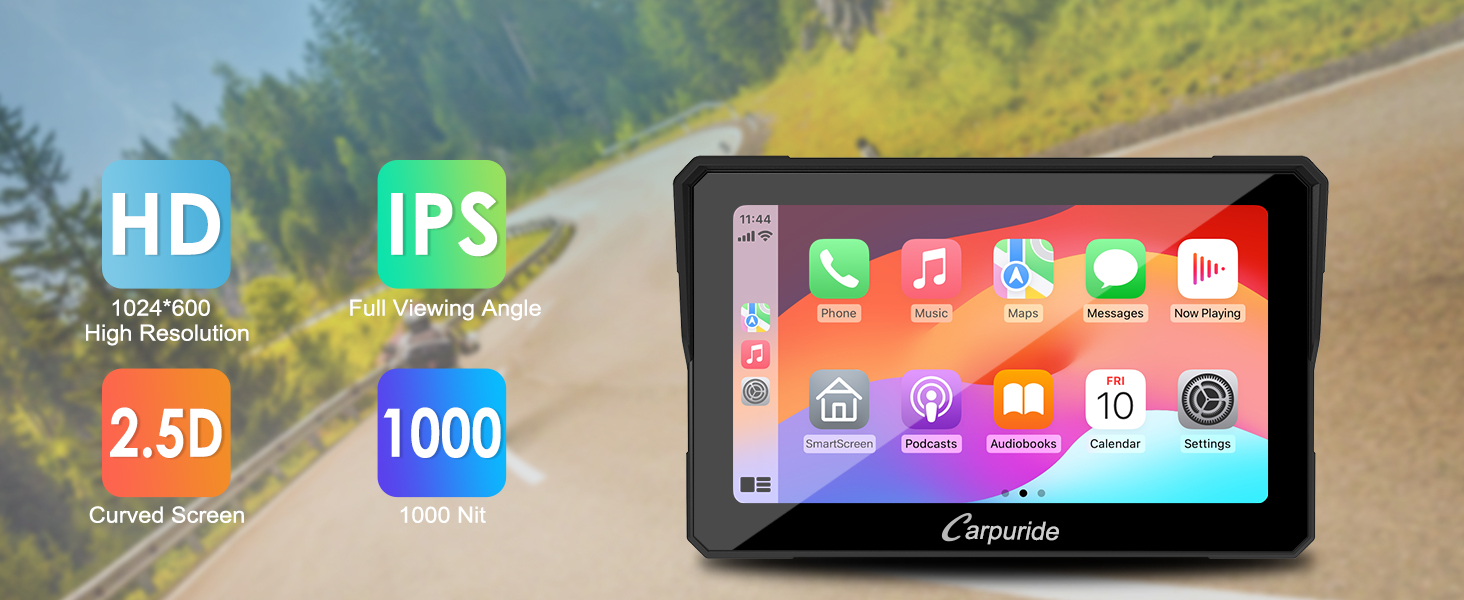 2.5 D Curved Touchscreen