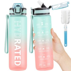 QLUR Water Bottle with Straw