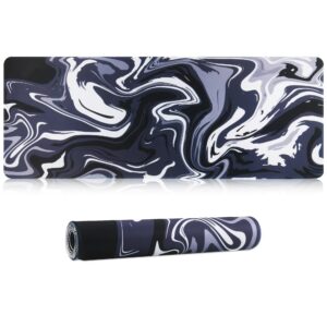 HoYiXi Gaming Mouse Pad Extra Large Computer Keyboard Mouse Mat Desk Pad Soft Smooth Surface and Anti-Slip Rubber Base Soft Cloth XXL Mouse Pad 600 x 300 x3 MM (SOM002)