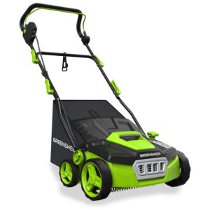 GreenSweep Electric Artificial Grass/Lawn Sweeper 1800W Vacuum 45L Collection Bag