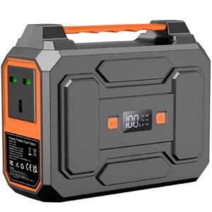 Powkey 100W Portable Power Station 99Wh/ 27000mAh Camping Power Pack