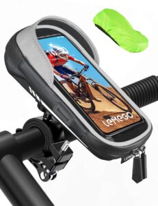LEMEGO Phone Holder for Bike Waterproof - Bike Phone Holder 360-Degree Rotatable