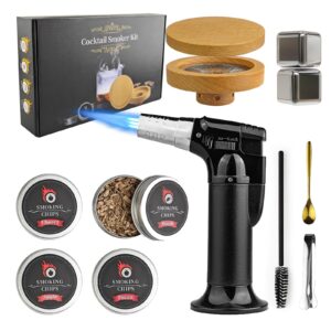Jigerjs Cocktail Smoker Kit with Torch