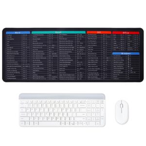 Partideal Keyboard Excel Shortcuts Mouse Mat