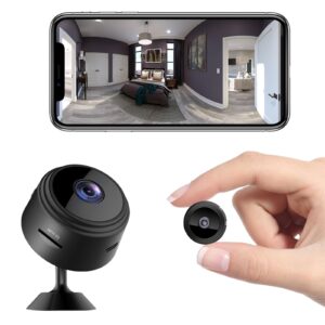Spy Camera 1080P WiFi Mini Hidden Camera Security Camera Indoor Nanny Cam with Motion Detection App Control Wireless Secret Video Camera Small Surveillance Camera for Home Security Monitoring