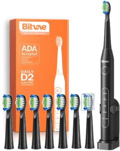 Bitvae D2 Ultrasonic Electric Toothbrush for Adults and Kids