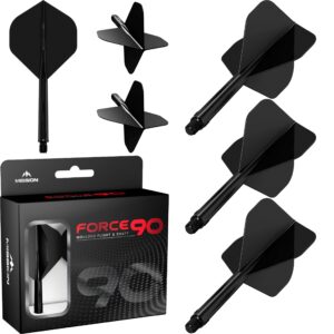 Mission Darts Force 90 | Integrated Precision Moulded Dart Flight And Shaft System