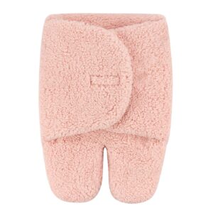 TURMIN Baby Swaddle 2.0 Tog Infant Wrap Swaddles for Newborn Unisex Boys Girls Fleece Plush Wrap Cute Bear Swaddle Baby Clothes-Pink-S(3 Months)