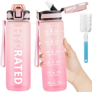 QLUR Water Bottle with Straw