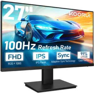 KOORUI 27 Inch FHD Monitor built-in speaker