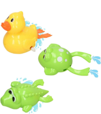 3 Toddler Wind Up Animal Bath Toys