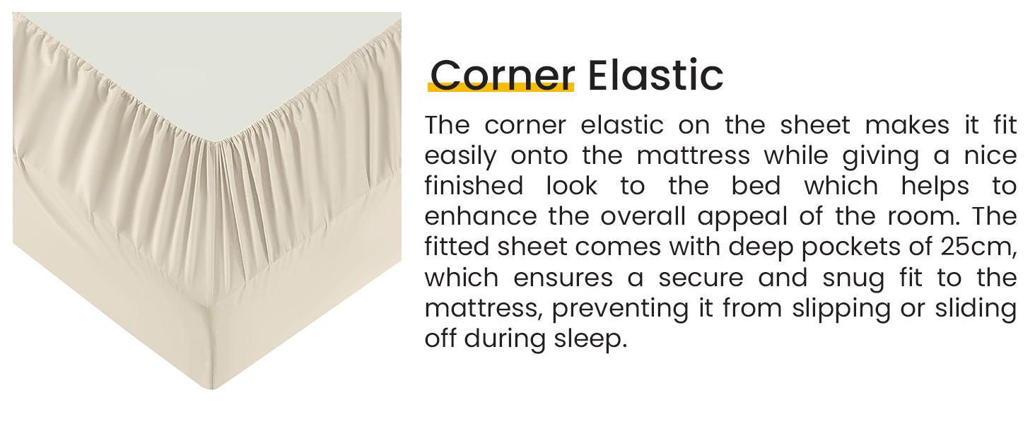 FITTED SHEET CREAM
