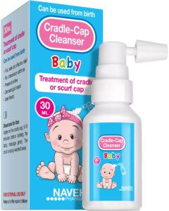 NAVEH PHARMA Cradle Cap Cleanser | 100% Natural Cradle Cap Treatment | Spray and Wash