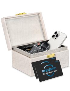 WHonor Car Key Signal Blocker Faraday Box for Car Keys