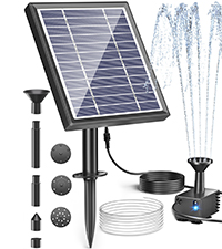 solar water fountain