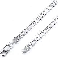 silver chain mens