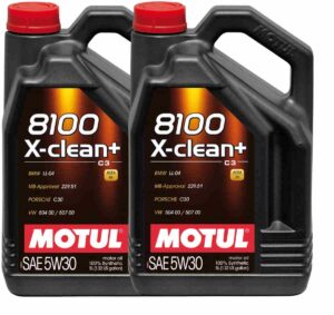 WOL 5W30 Fully Synthetic Engine Oil Motul-8100 X-Clean+ DPF Car Lubricant 4T ACEA C3 106377 Cae Engine Oil (10 L)