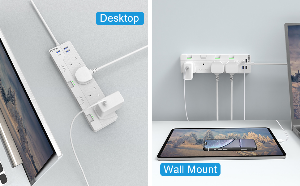 surge protected extension lead