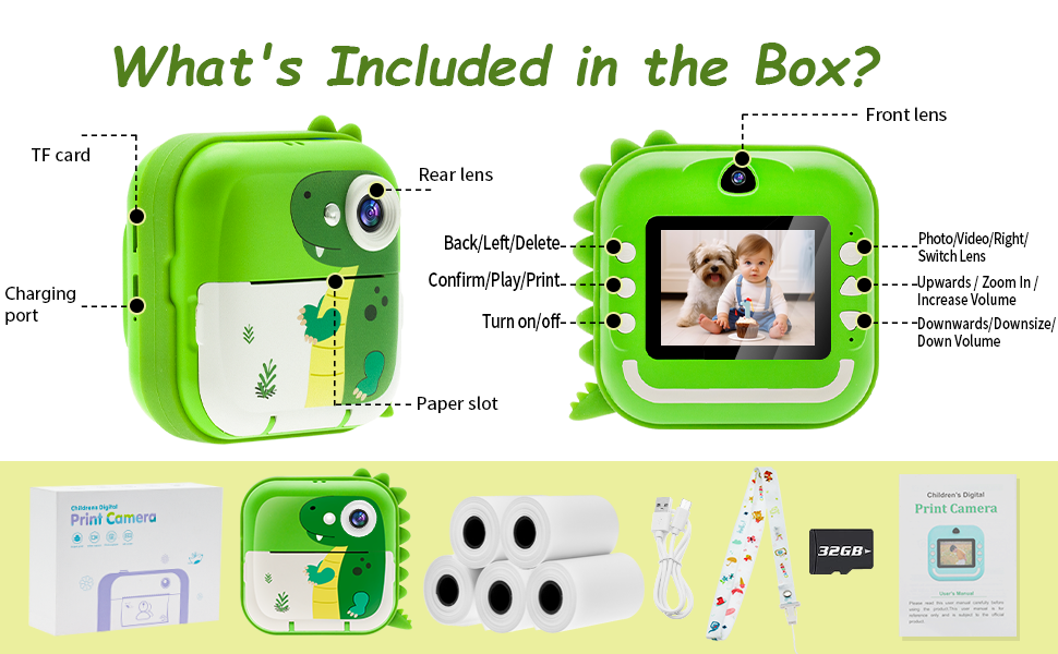 camera that prints pictures instantly video camera for kids