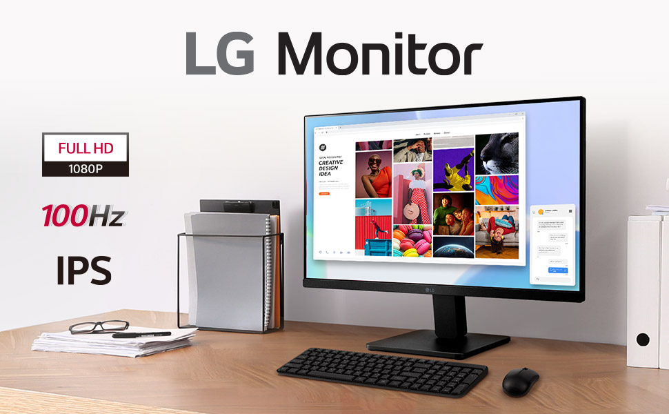 LG Monitor, IPS Monitor, Monitors, Office Monitor, Full HD monitor, 100Hz monitorm, gaming monitor