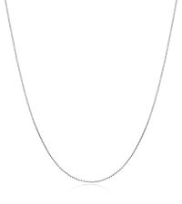 24 inch silver chain