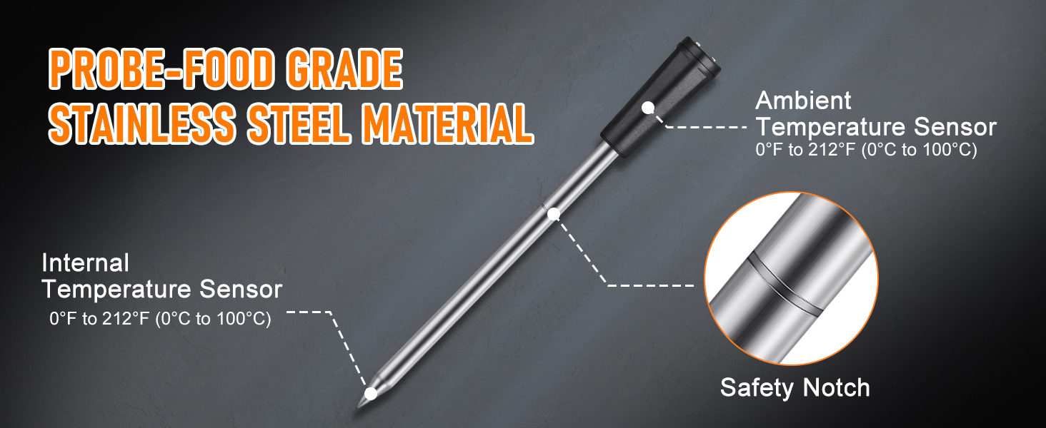 wireless smart meat thermometer