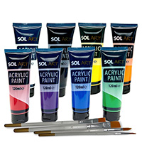 acrylic paint art supplies paints set painting airbrush acrilic metallic for artists pouring garden