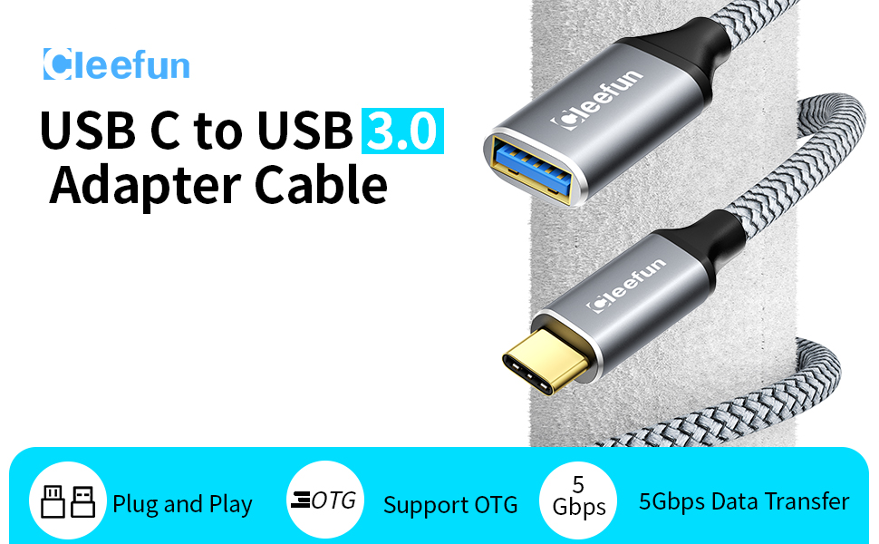 usb c to usb 3.0 OTG Adapter Cable