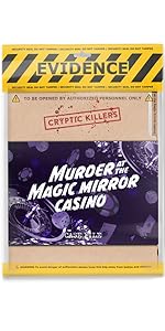 Murder Case File Mystery Folder Crime Solve Detective Game Fun Police Hunt Play Party