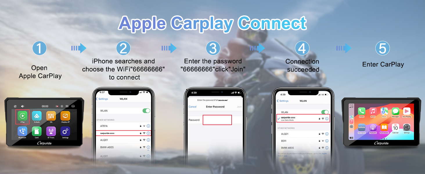 How to connect carplay