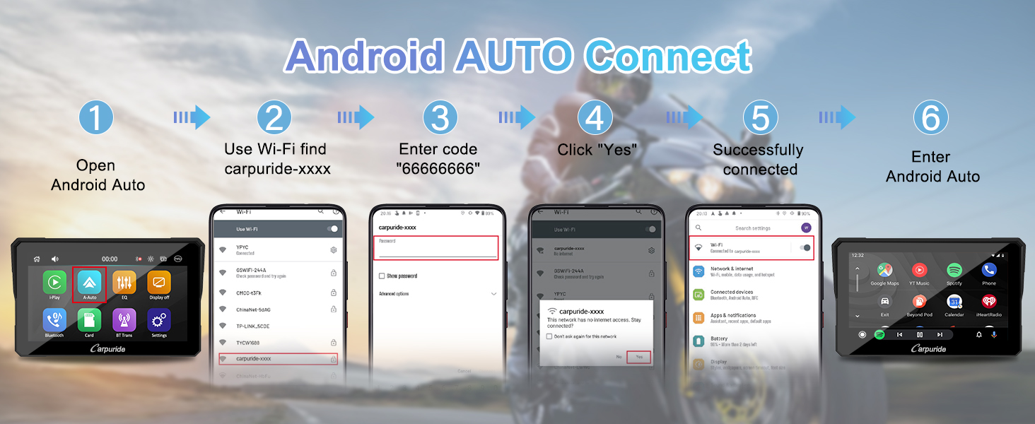 How to connect Android AUTO