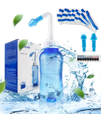 Neti Pot with 30 Packets Nasal wash salt