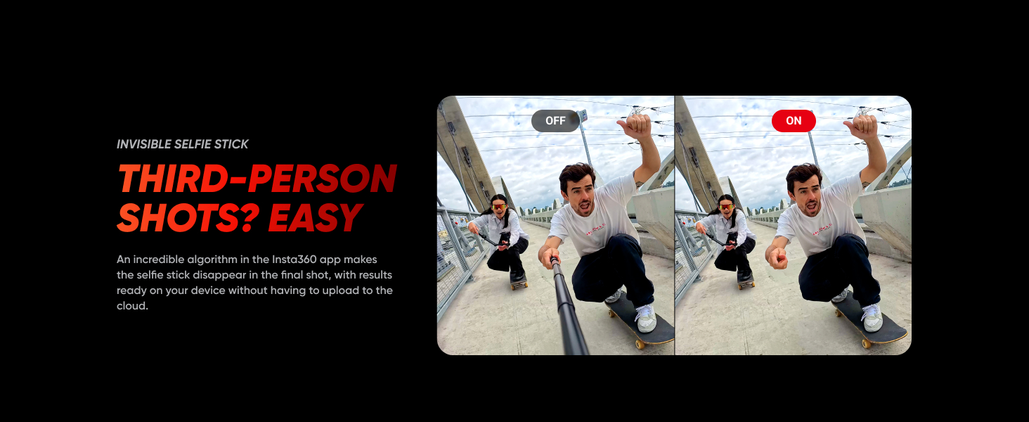 Invisible Selfie Stick