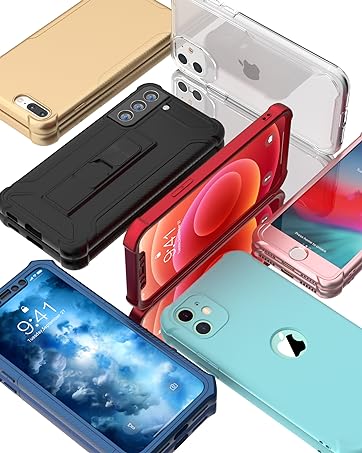 ORETech Designed for iPhone 11 Case, and [2 x Tempered Glass Screen Protectors] [Built-in Kicksta...