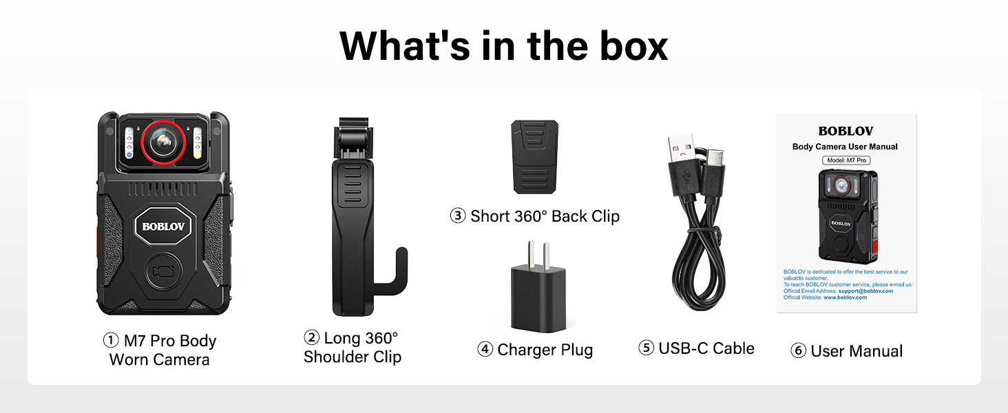 M7 Pro Body Mounted Camera