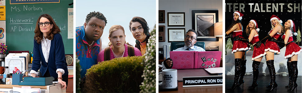 Auli'i Cravalho, Jaquel Spivey, Tina Fey, Tim Meadows