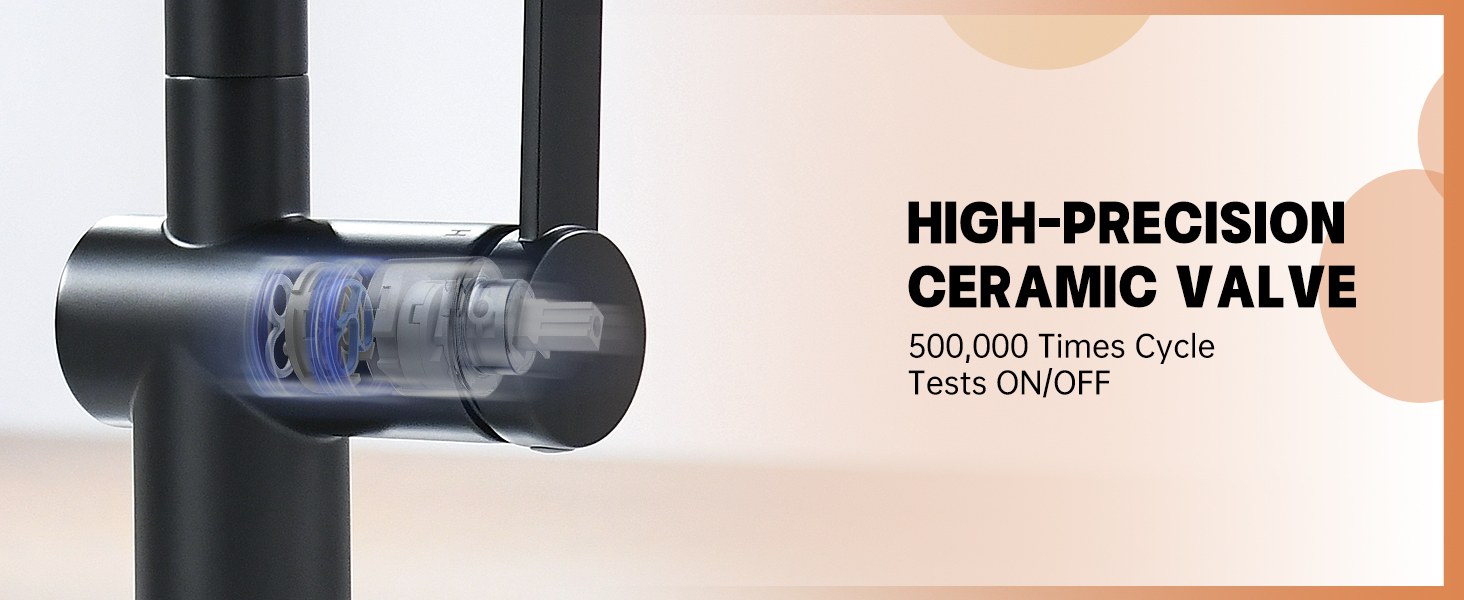 DAYONE Pull Out Kitchen Sink Mixer Taps, Modern Bar Sink Tap,Kitchen Faucet With 2 Functions Sprayer